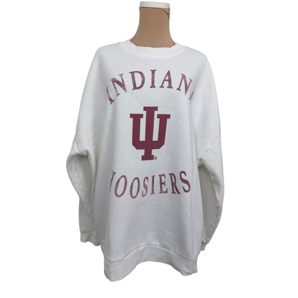 Gameday IU Indiana Hoosiers Sweatshirt Pullover Logo Women’s XL - Picture 1 of 5